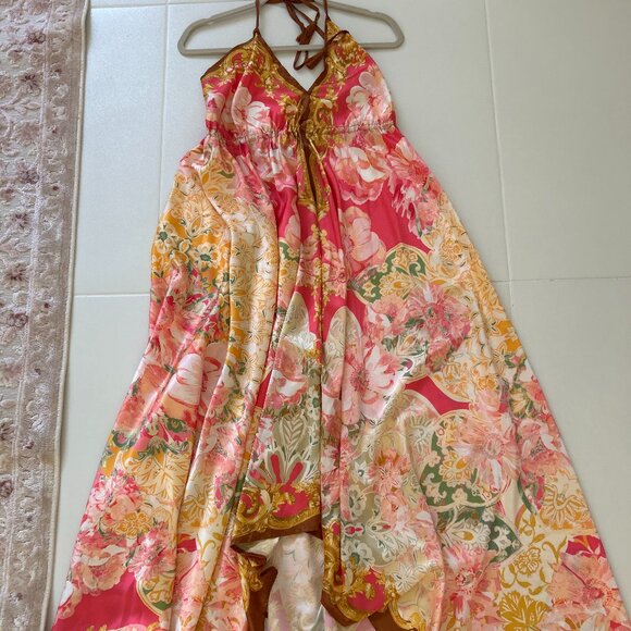 Flying Tomato Pink and Yellow Floral Maxi Dress - Picture 2 of 6